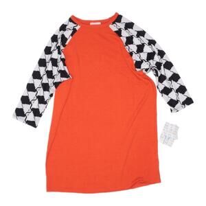 LuLaRoe 3/4 Sleeve Halloween Ghost Print Raglan Irma T-shirt